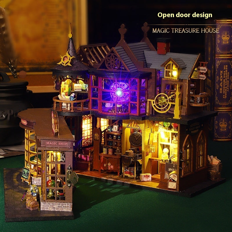 Diy Cottage Magic Treasure Hand-assembled Villa Model Decoration