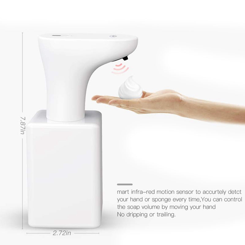 Soap Dispenser, Automatic Pressless Foaming  - Infrared Motion Sensor Liquid Hands-Free Soap Dispenser