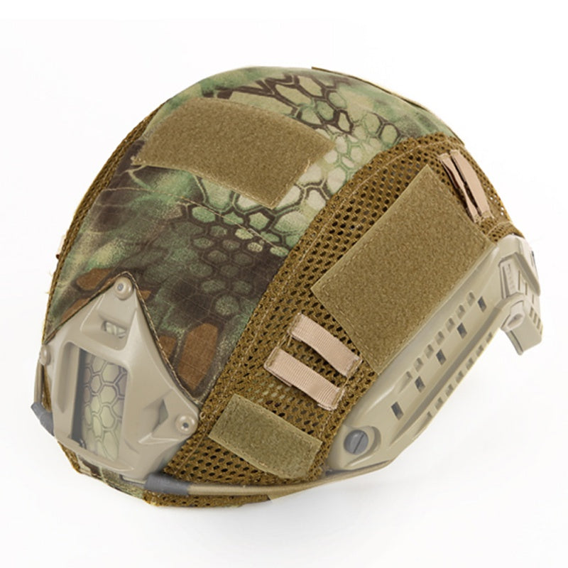 Tissu de camouflage pour casque tactique extérieur