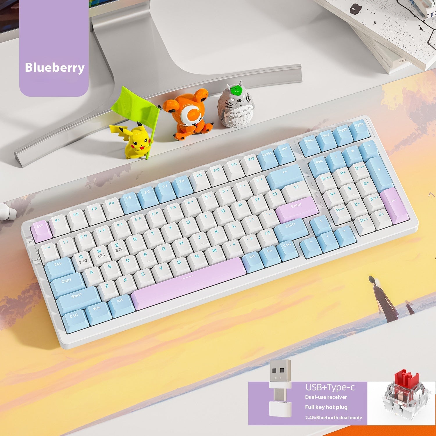 Bluetooth Wireless Dual-mode Mechanical Keyboard