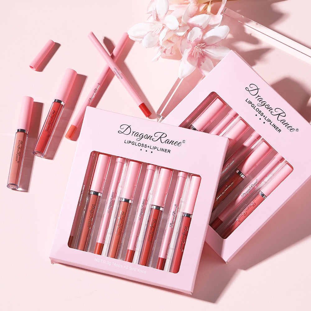 Waterproof No Stain On Cup Lipstick Stroke Lip Matte Finish