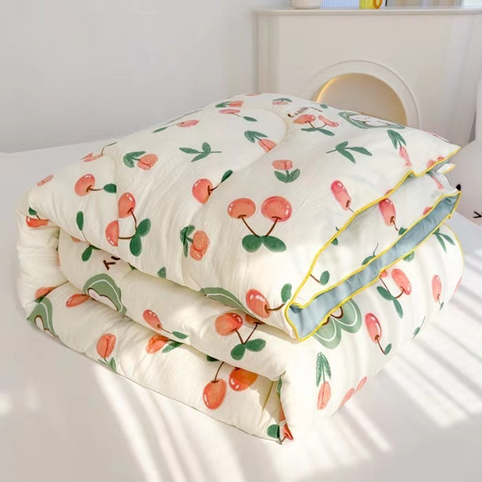 Class A Double-layer Yarn Soybean Quilt Four Seasons