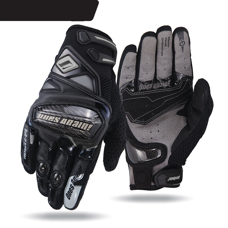 Sunscreen Touch Screen Thin Breathable Anti Fall Riding Motorcycle Gloves