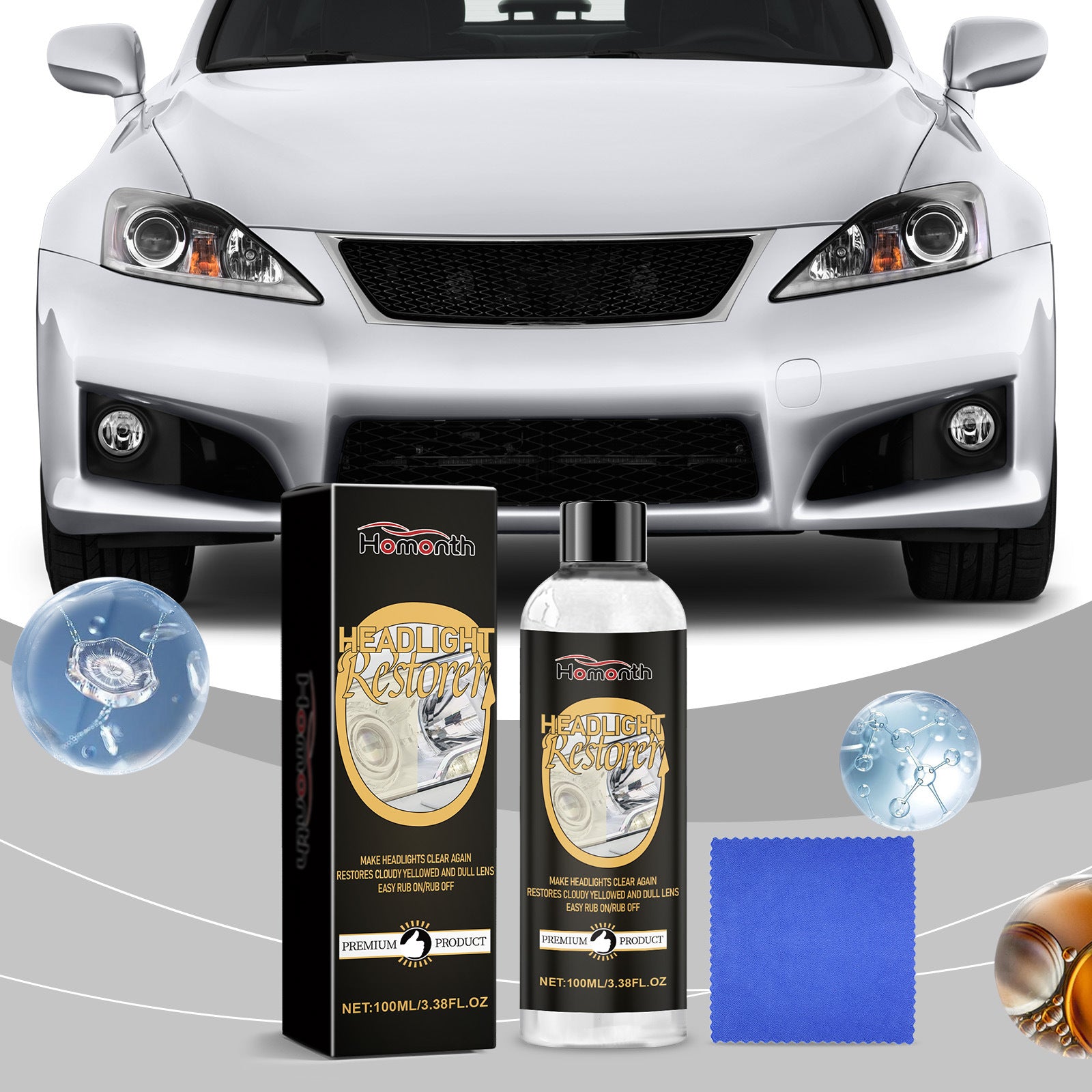 Car Headlight Repair Polishing Suit