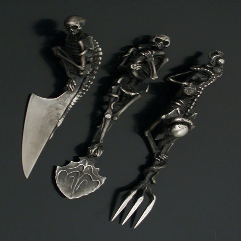 Innovative Fashion Funny Halloween Knife Fork And Spoon Set