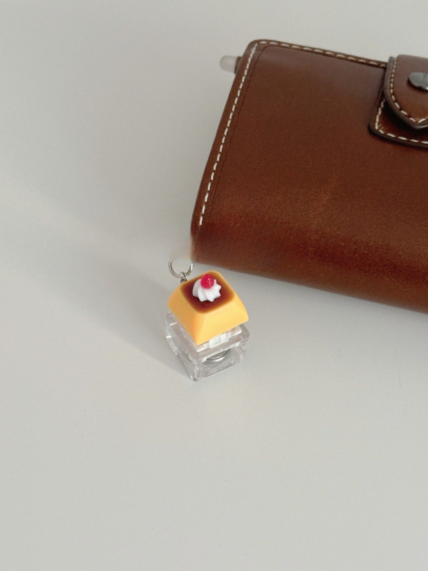 Korean-style Instagram-inspired Cute Pudding Keychain