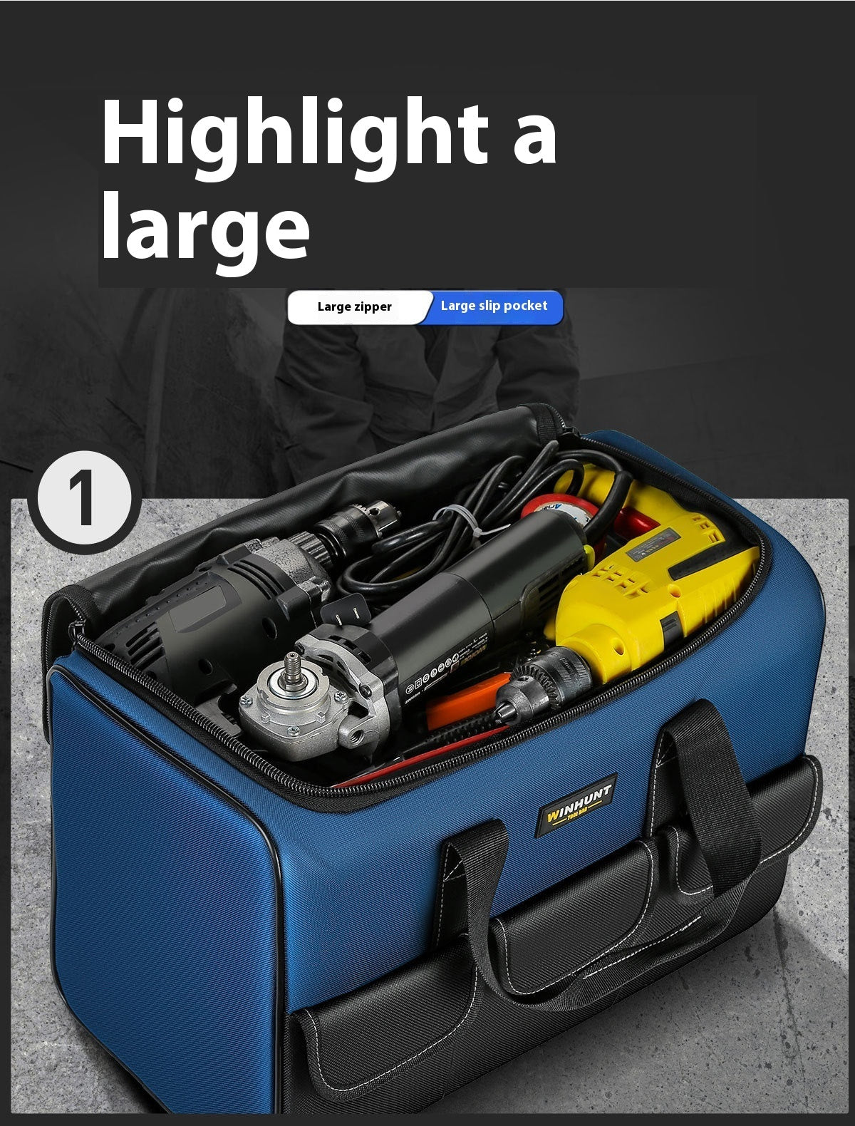 Wear-resistant Strong Extra Thick Portable Portable Storage Bag