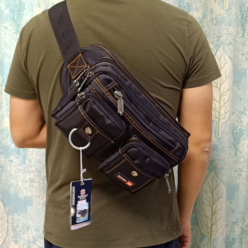 Large Capacity Oxford Multifunctional Men's Waterproof Chest Bag