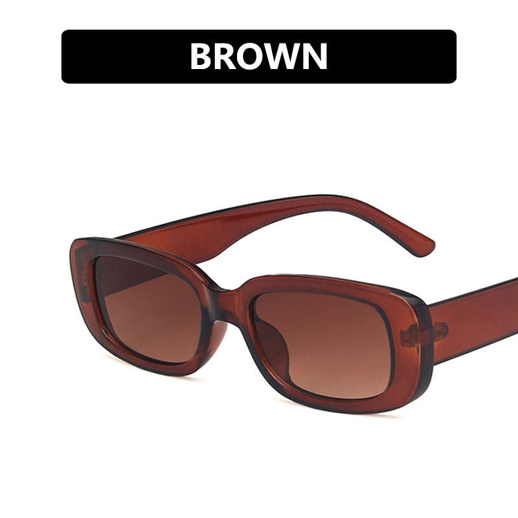 Small Frame Sunglasses Women's Fashion Rectangular Sunglasses