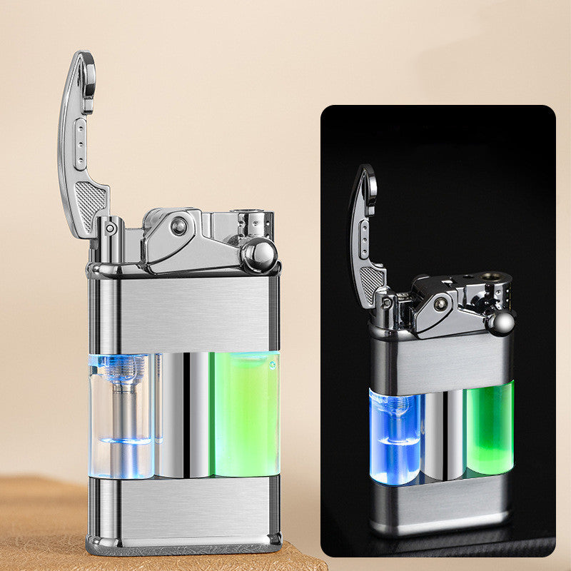 Quicksand Windproof Green Flame Lighter