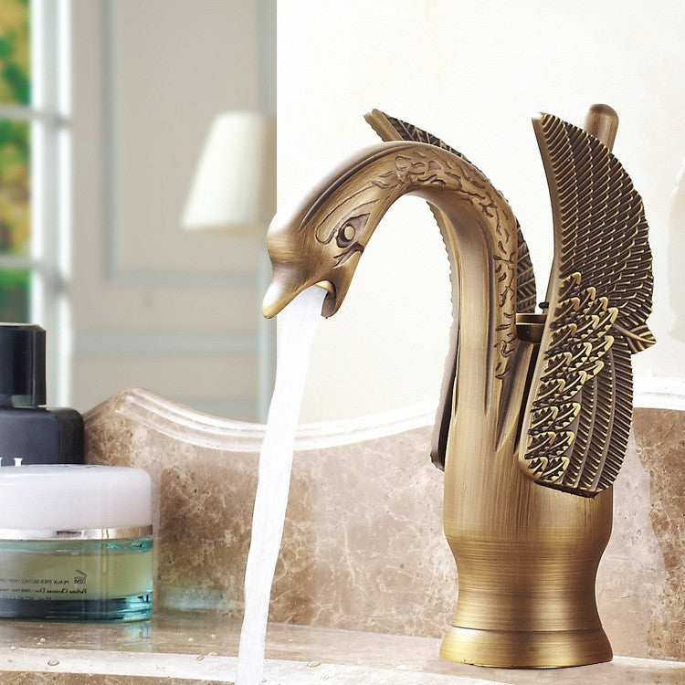 All copper antique faucet