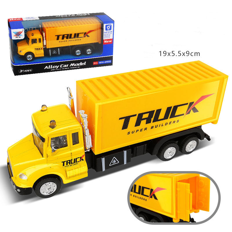 Children's construction vehicle toy set, ladder car