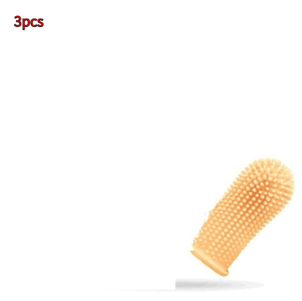 Pet Fingertip Cleaning Silicone Toothbrush
