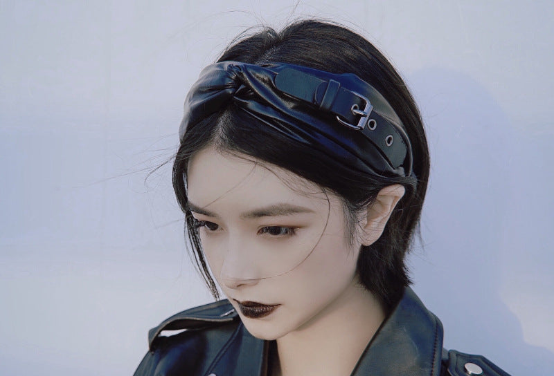 Handmade Headdress Punk Style Bow Love Black Sweet Hairpin