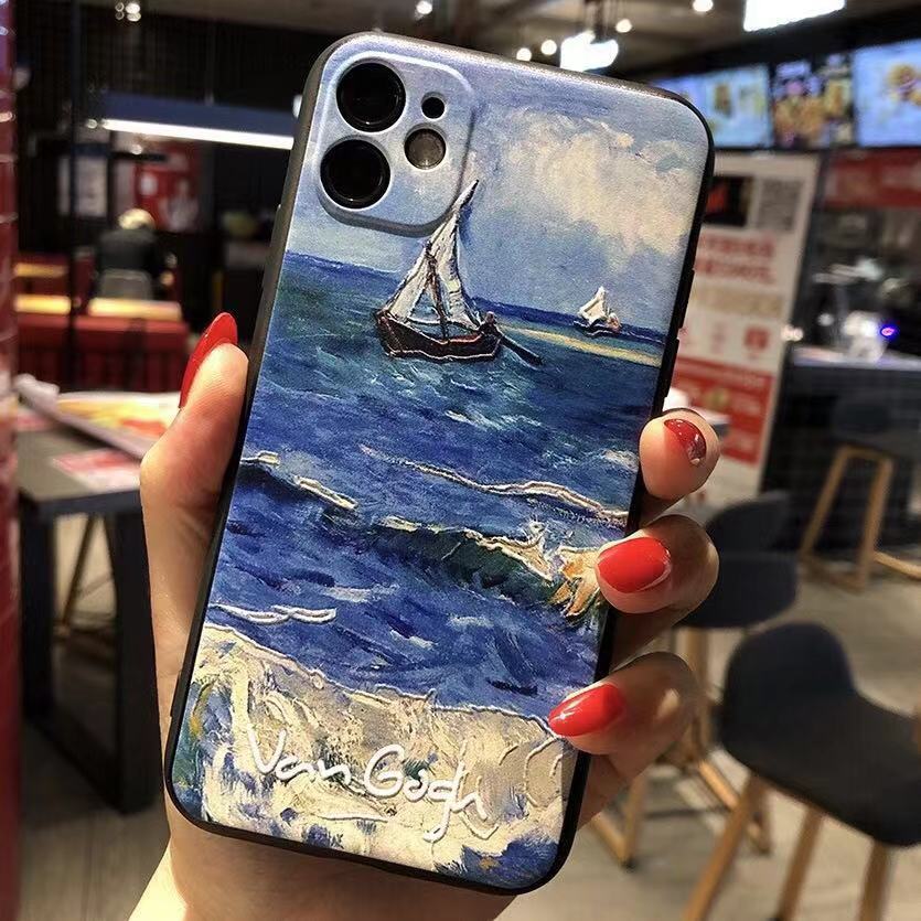 Embossed Phone Case Starry Sky