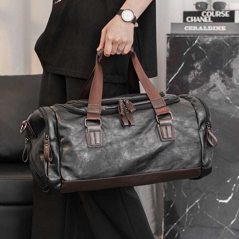 Sac bandoulière de voyage grande capacité pour homme - Style mode