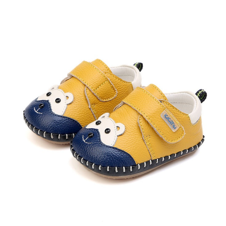 Male baby soft-soled step front shoes