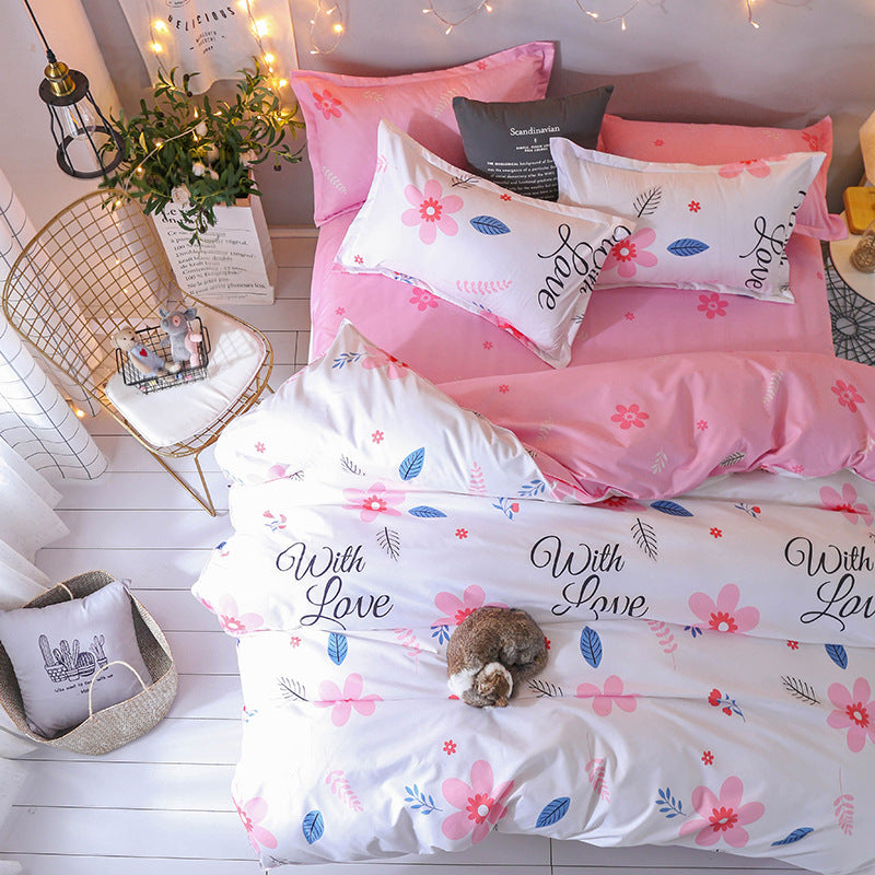 Four-piece Bedding Lefu Cotton Leisure Series
