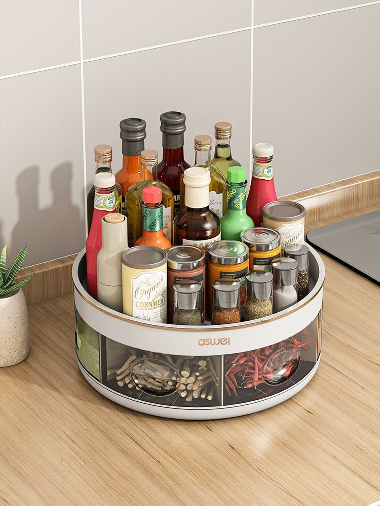 Table Rotating Seasoning Oil Salt Sauce Bottle
