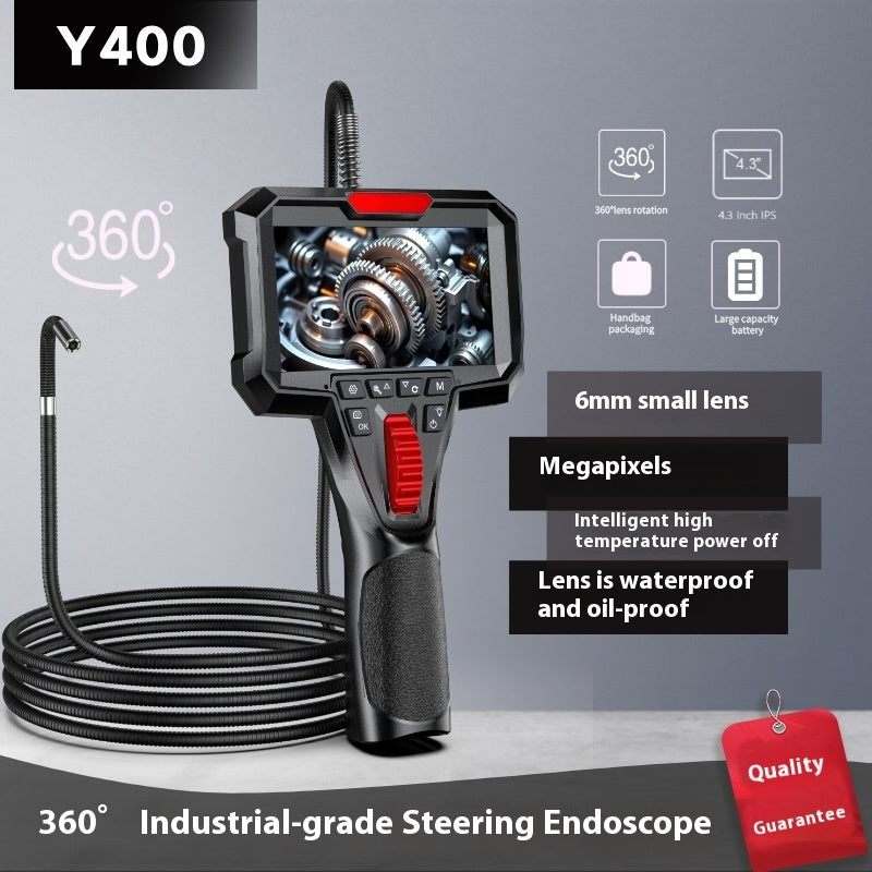 HD 360 Degree Steering Endoscope Auto Repair Detector