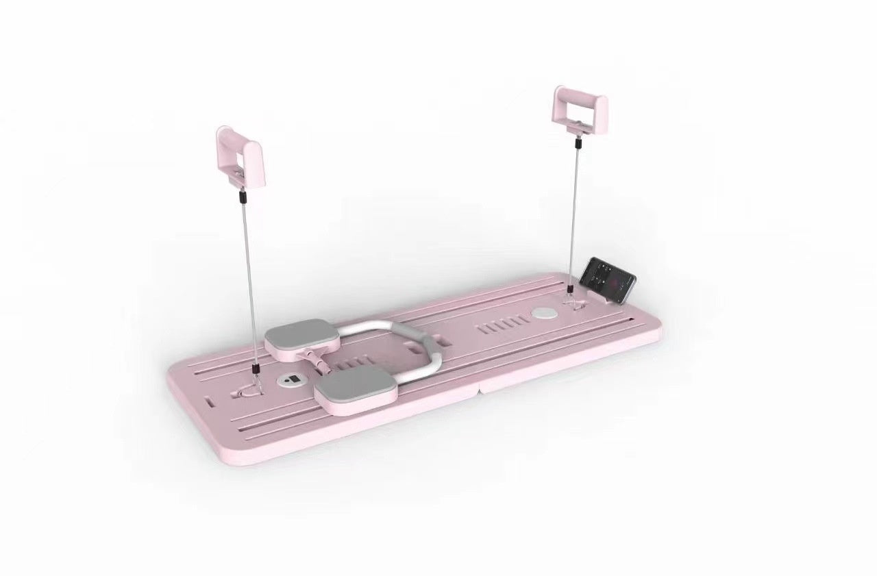 Multifunctional Fitness Board Flat Support Chest And Abdominal Muscle Equipment Household Abdominal Wheel