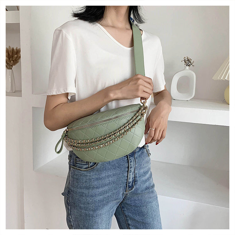Women's wild chest bag messenger bag
