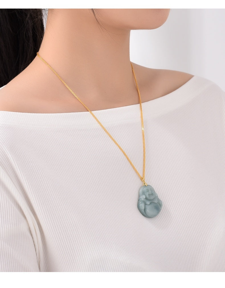 925 Sterling Silver Necklace For Women 18K Gold