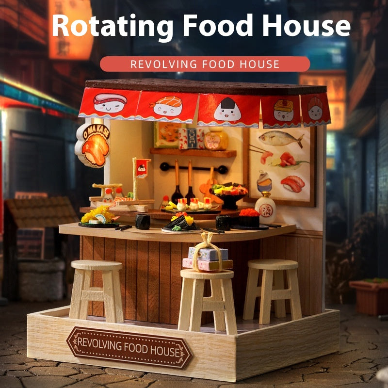 Hand-assembled Wooden Building Model Toy