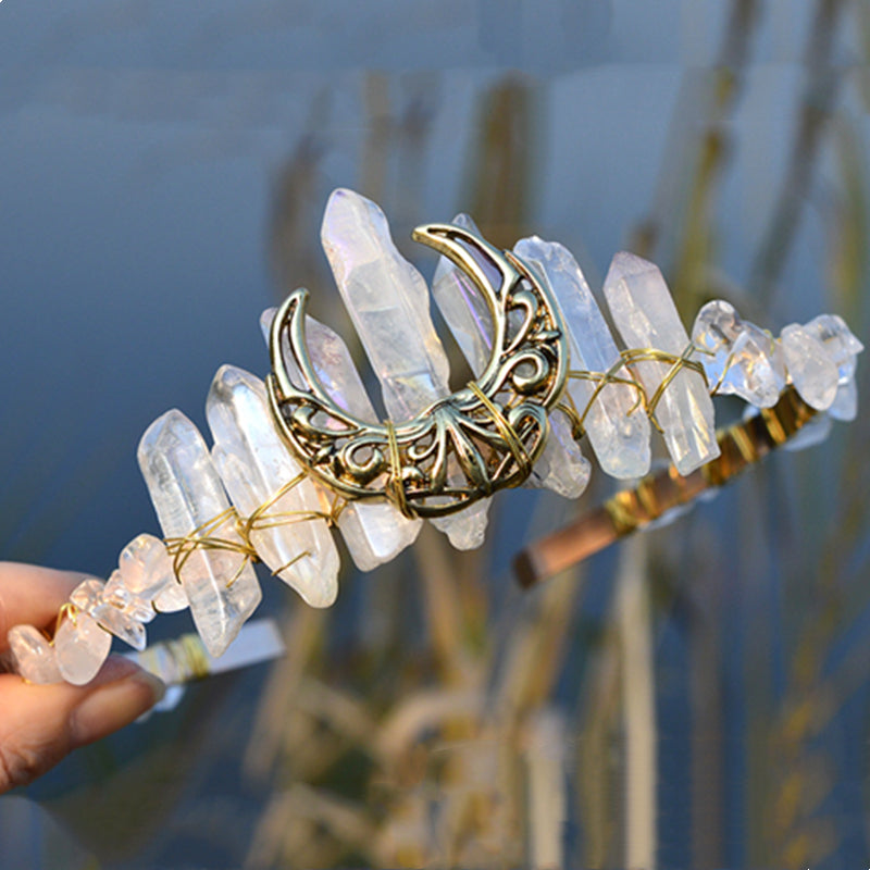 Stereoscopic Big Moon Accessories Small Hair Hoop
