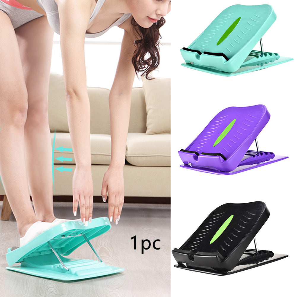 Planche Inclinée Portable de Fitness pour la Maison Réglable Intérieur Extérieur Étirement du Talon d'Achille à Assembler