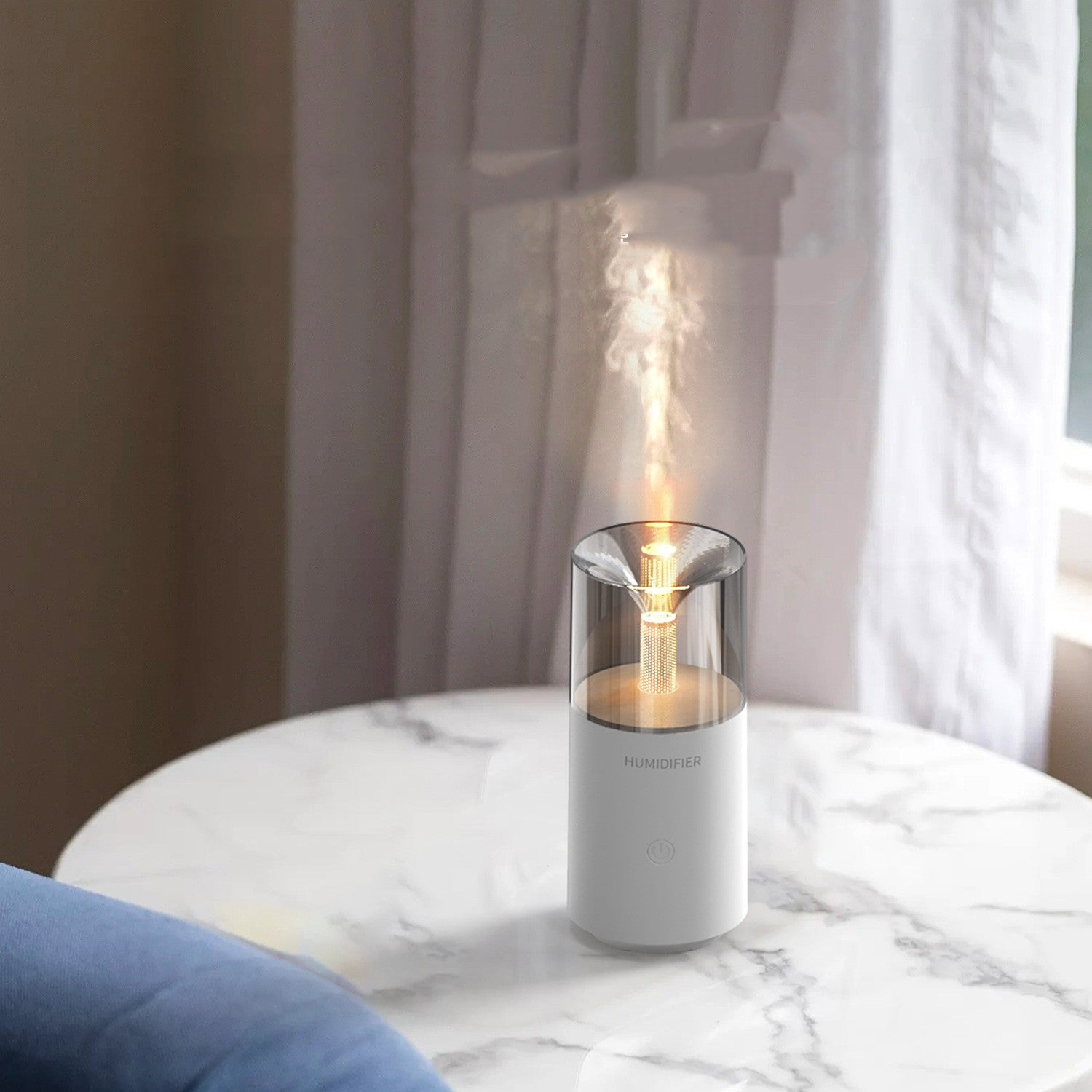 Car Aroma Diffuser Humidifier Heavy Fog Ambience Light