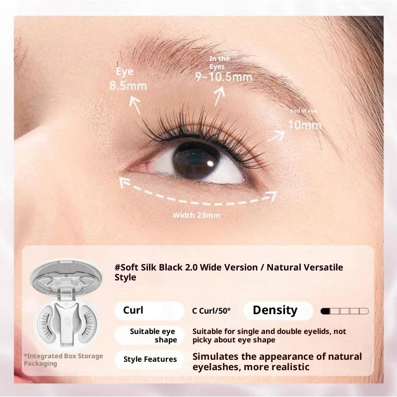Integrated Soap Holder Plain Magnetic False Eyelashes
