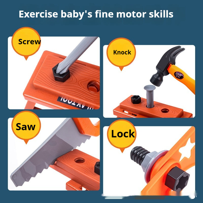 Children's Tool Kit Baby Simulation Repair Tool Electric Drill Screwdriver Play House Toy