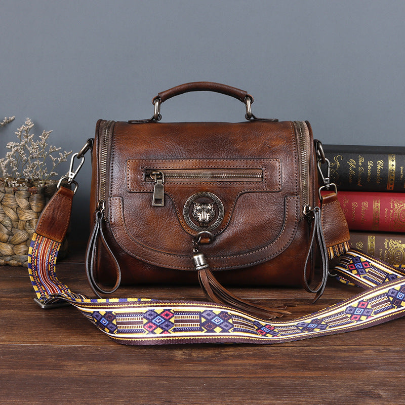 Tree Cream Skin Hand Rub Color Cross Handbag Lady