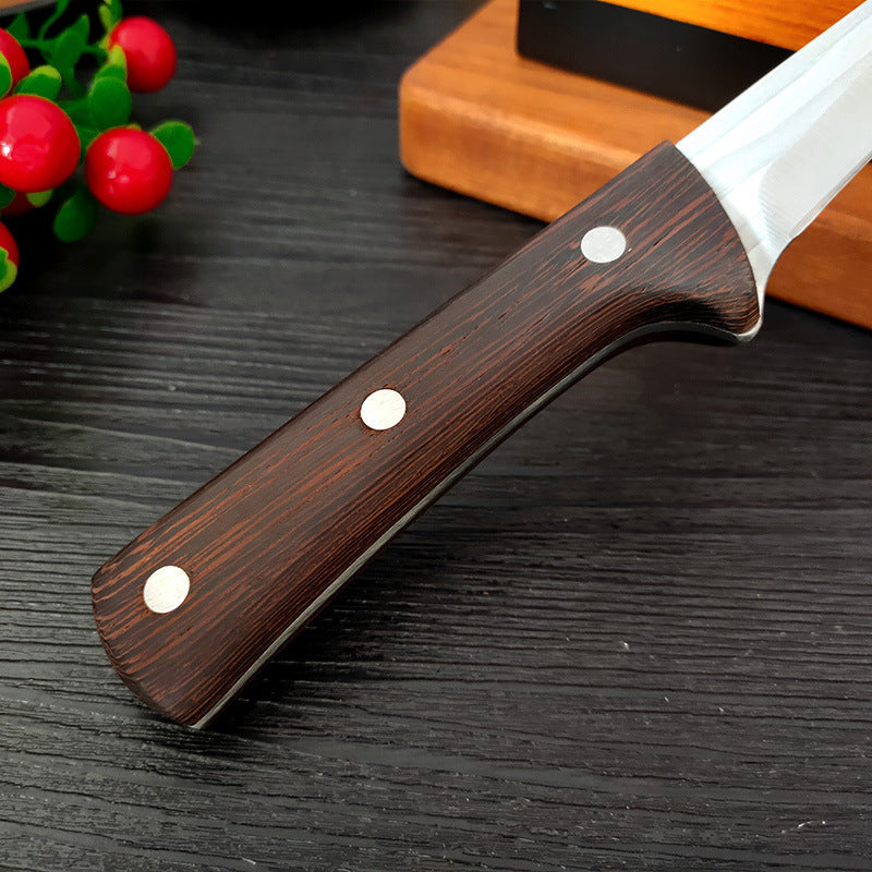 Hand-forged Pick Bones Sharp Knife Hammer Pattern Meat Selling Split