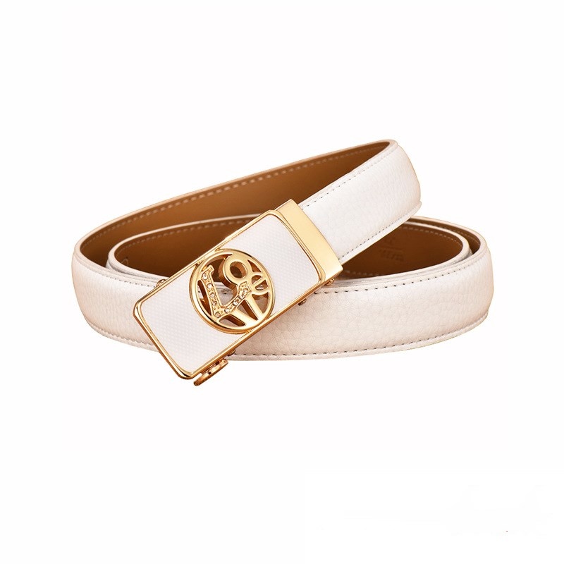Automatic buckle casual all-match Korean belt