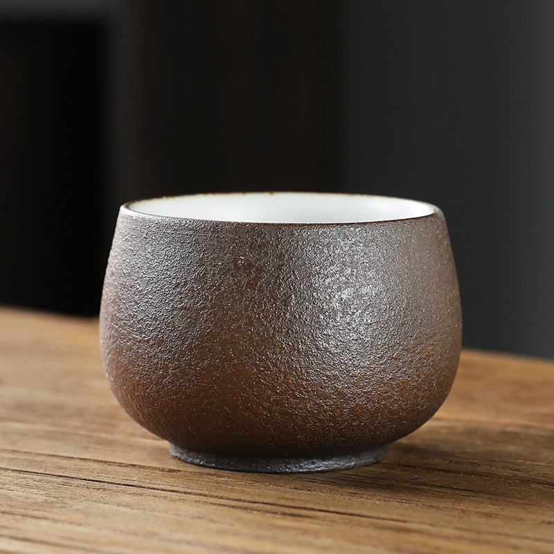 Simple Style Retro Domestic Ceramic Fambe Tea Cup
