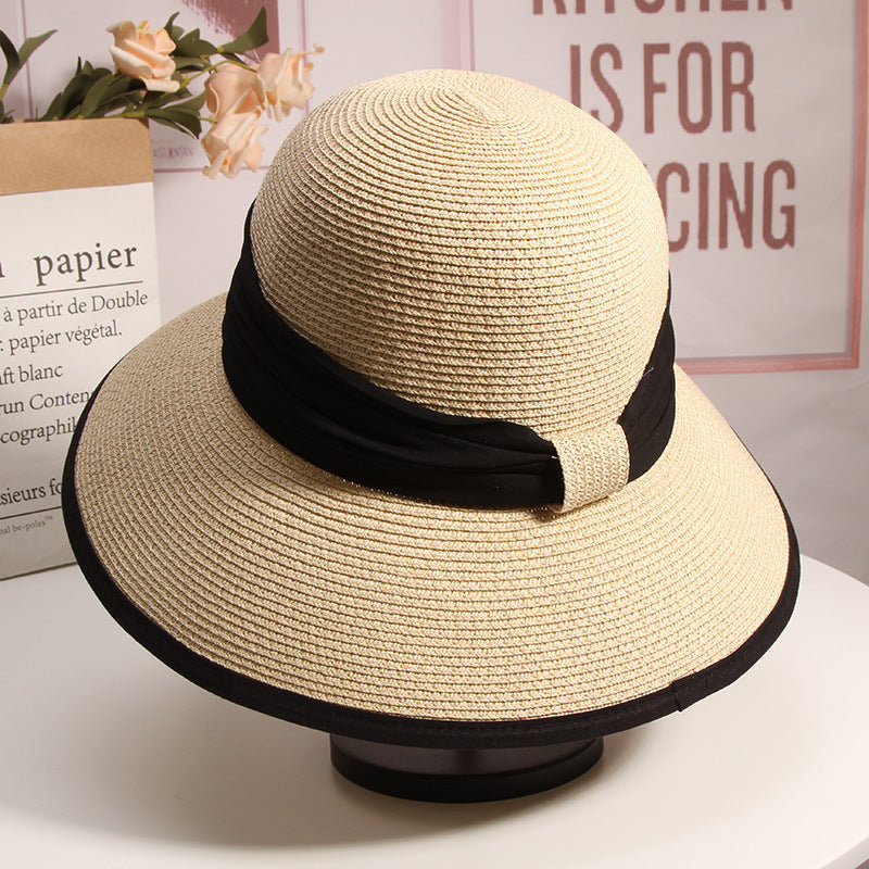 Leisure Travel Sun Color Block Fisherman Hat