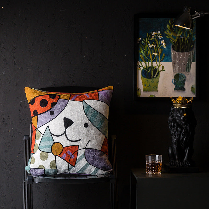 Abstract wind pillowcase