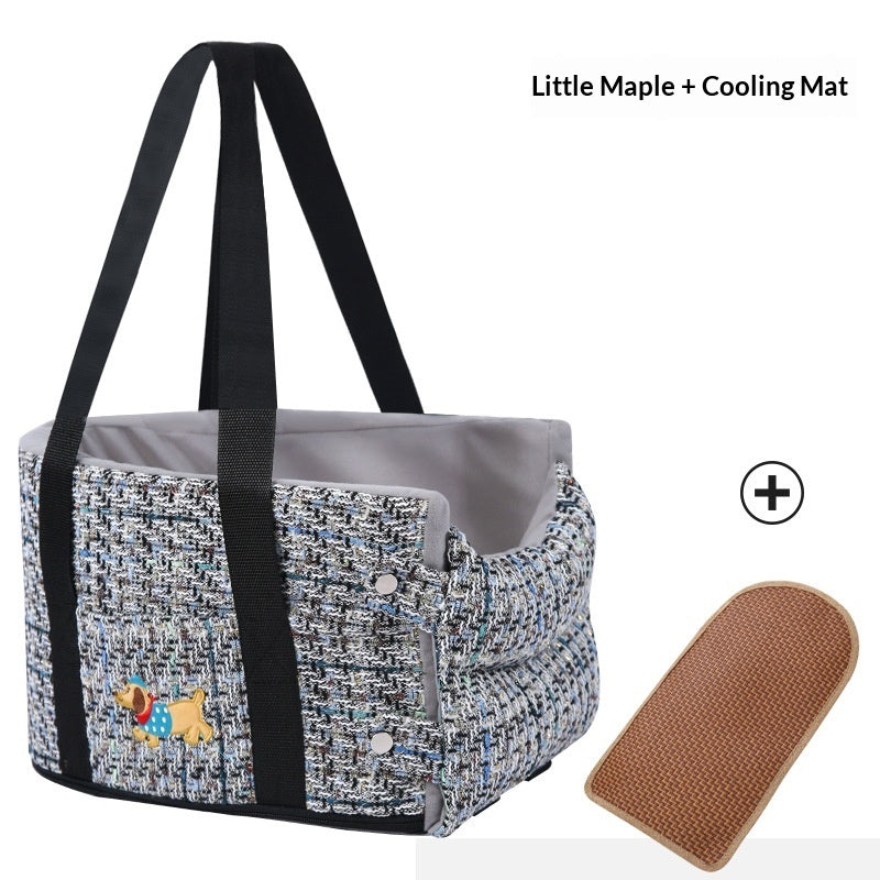 Car Dog Kennel Small Dog Car Center Console Pet Pad