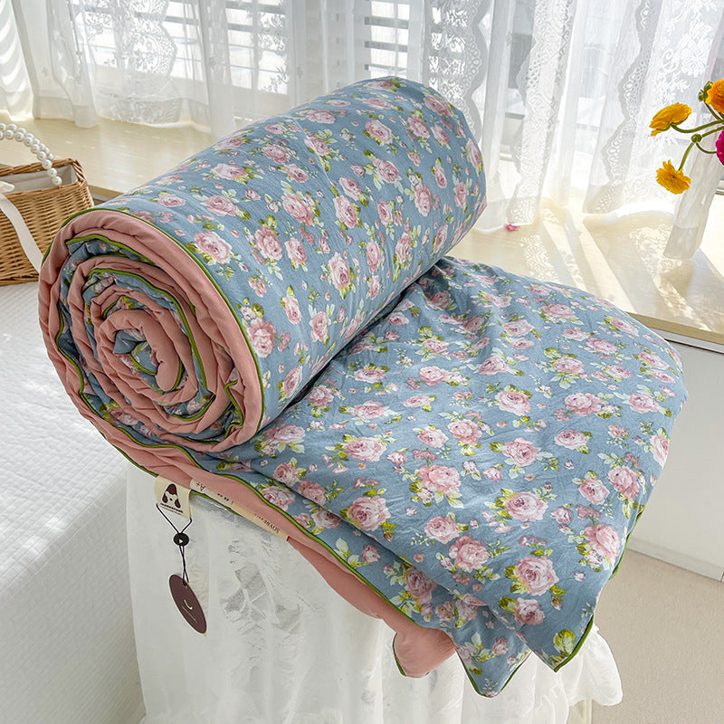 Class A Double-layer Yarn Soybean Quilt Four Seasons