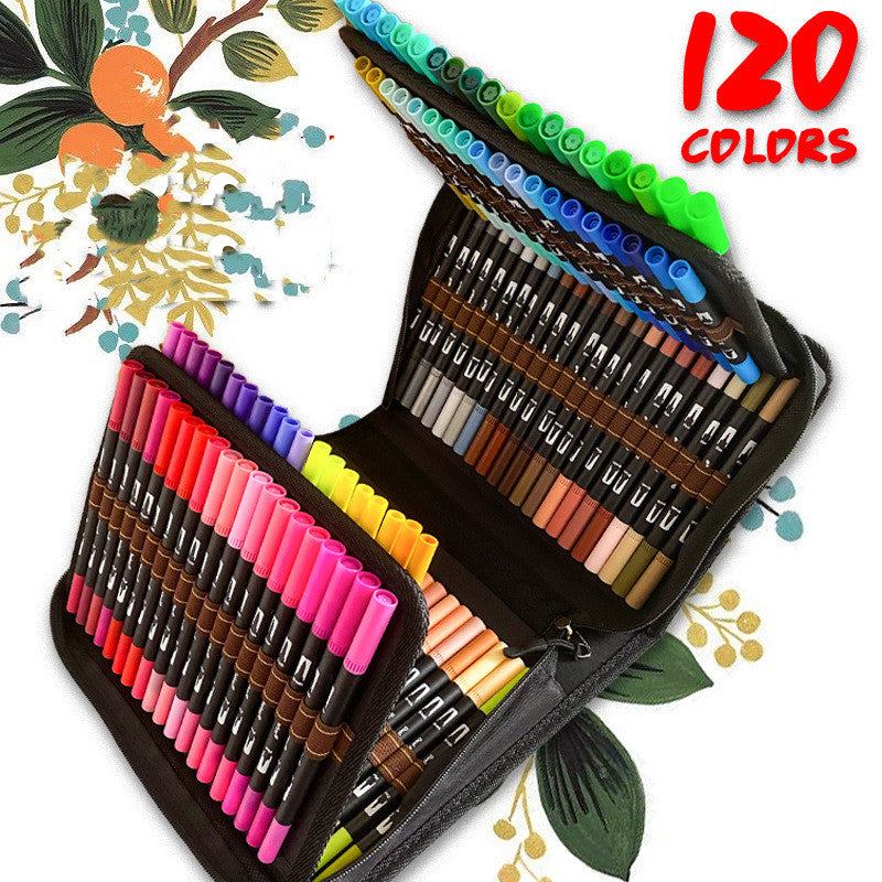 Color Soft Brush Hook Line Watercolor Pen