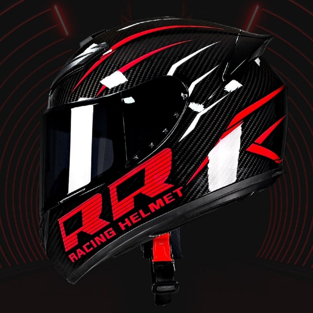 Winter Personality Motorcycle Helmet Four Seasons Knight Bluetooth Locomotive Full Face Helmet