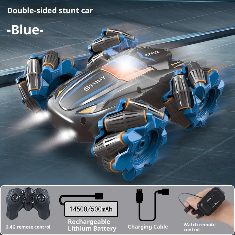 Double-sided Stunt Drift Remote Control Car Lighting Effect Four-wheel Drive Power