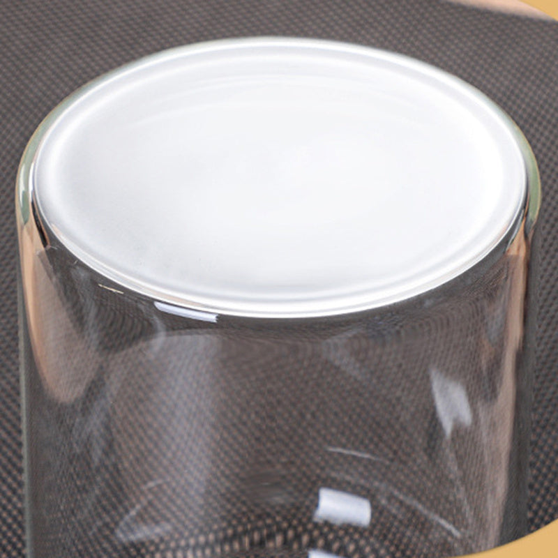 Household Large-Capacity Glass Transparent Sealed Tea Storage Jar With Lid