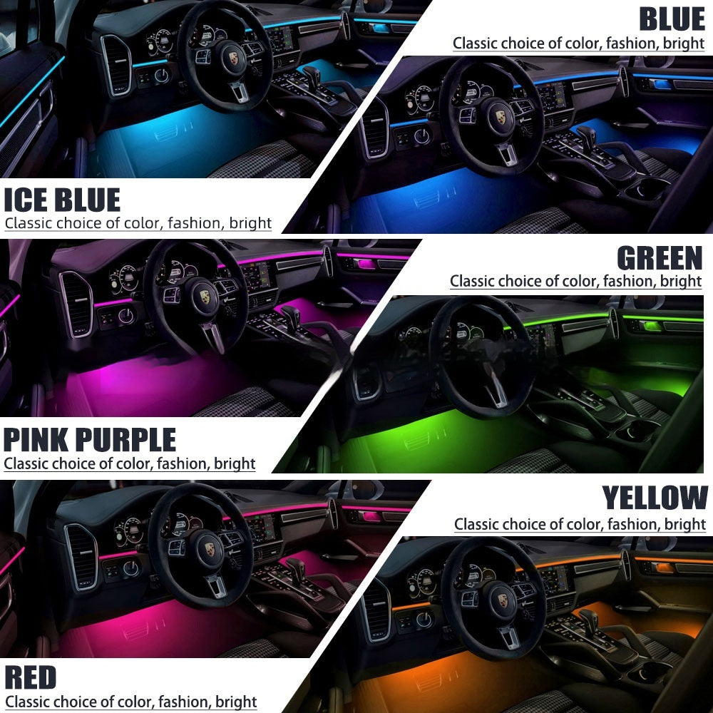 Car App Magic Color Streamer Hidden Interior Ambience Light