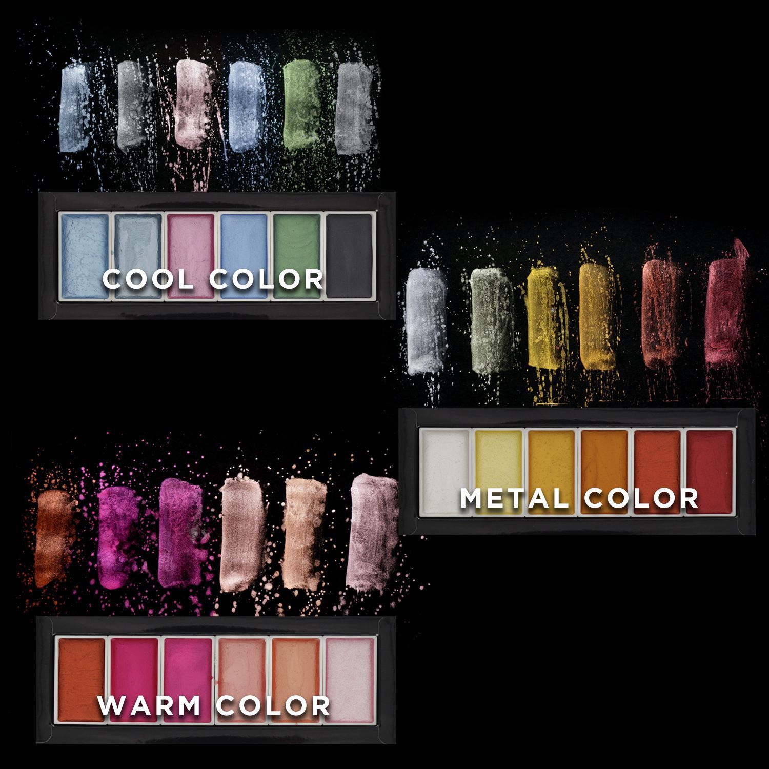 Pearl gouache solid watercolor pigment