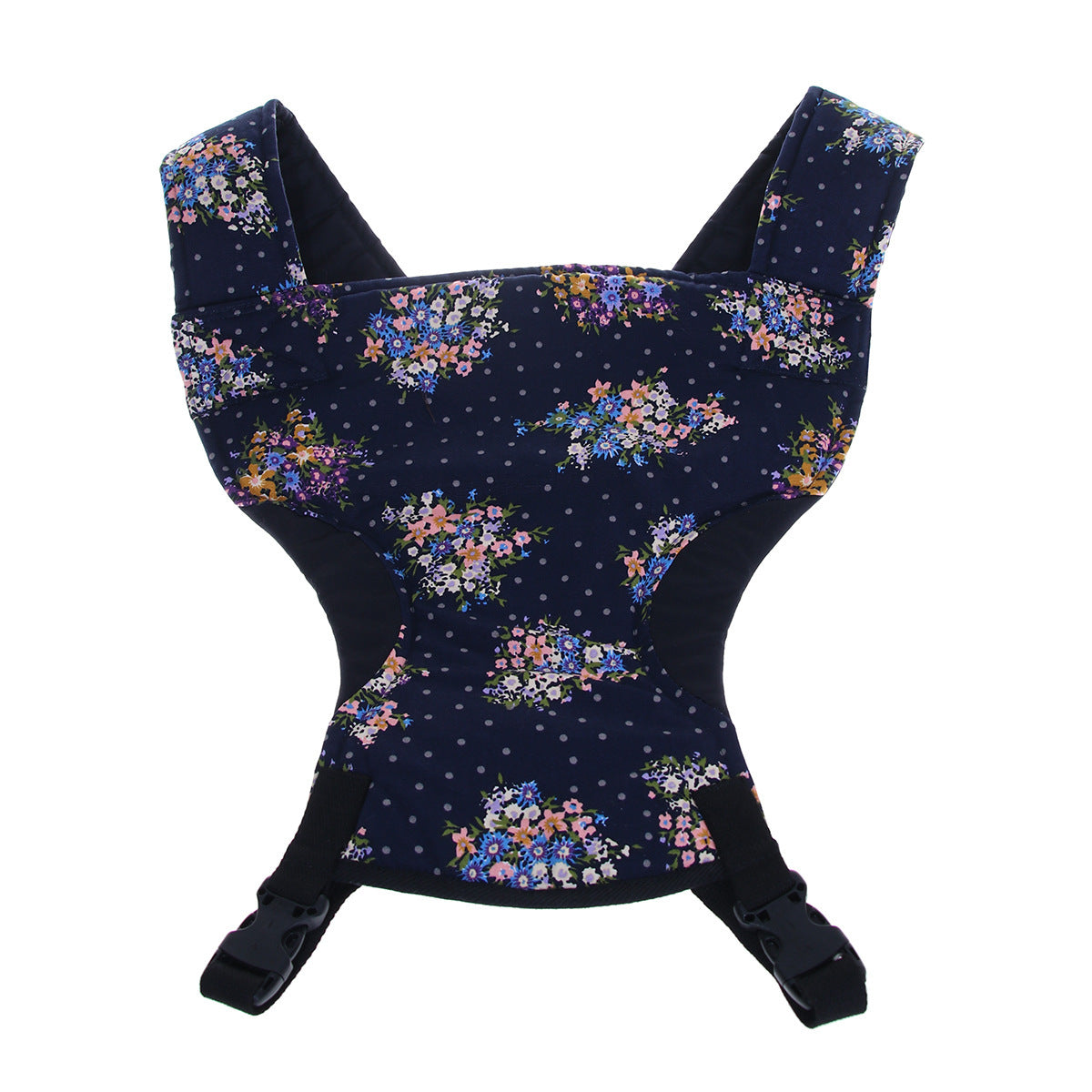 Happy walk simple baby's shoulder strap portable multifunctional double shoulder print baby waist stool sit back towel