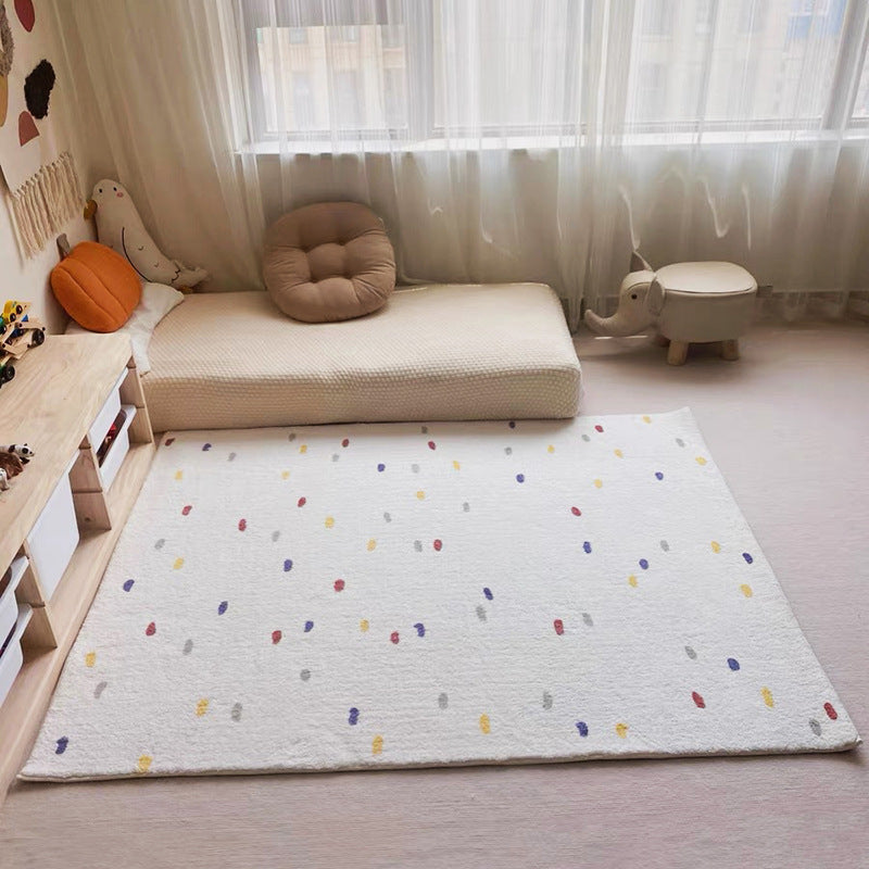 Simple And Cute Living Room Bedroom Carpet Bedside Blanket For Children