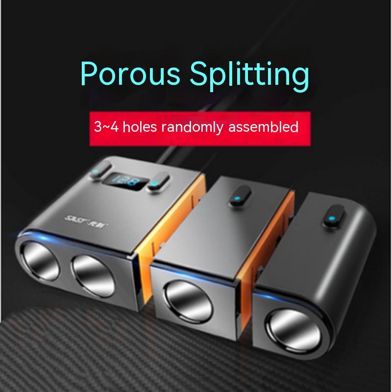 Smart Dual Usb Car Charger One For Four Cigarette Lighter